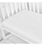 Простынка Горох серый COSAS