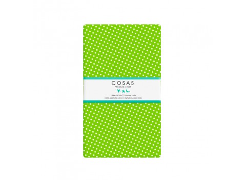 Простынка Зеленая в горошек COSAS