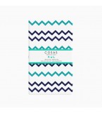 Комплект детского постельного белья BEAR WOOD /оборот зигзаг сине-голубой/