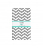 Комплект детского постельного белья FEATHER /оборот зигзаг серый/