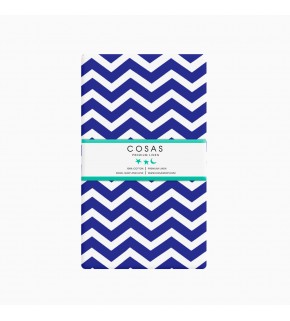 Простынка Зигзаг синий COSAS