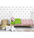 Простынка Зеленая в горошек COSAS