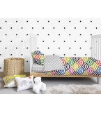 Простынка Горох черный COSAS