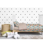 Пододеяльник WOOD /оборот полоса бежевая/