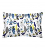 Комплект детского постельного белья FEATHER /оборот зигзаг синий/