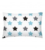 Комплект детского постельного белья SKY STARS /оборот зигзаг бирюзово-серый/