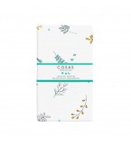 Комплект детского постельного белья BUSH MINT /веточки на белом/