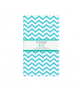 Простынка Зигзаг бирюза COSAS