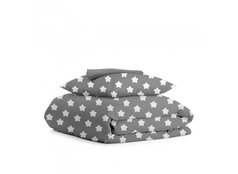 Комплект детского постельного белья COOKIE /оборот серый/