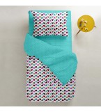 Комплект детского постельного белья LOVE /оборот горох на мяте/