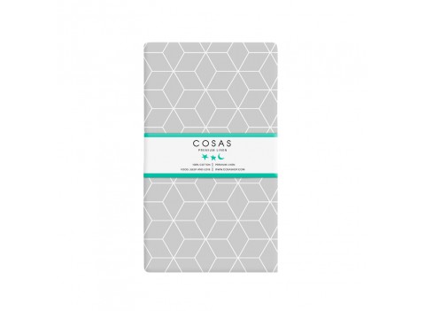 Простынка Ромбы серые COSAS