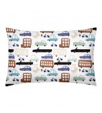 Комплект детского постельного белья CITY CARS /оборот дорожки/