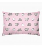 Комплект детского постельного белья SHEEP ROSE /оборот серый горох/