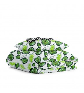 Комплект детского постельного белья PALMA /оборот зигзаг черно-белый/