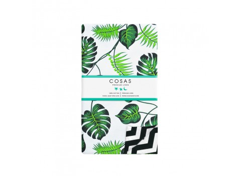 Пододеяльник PALMA /оборот зигзаг черно-белый/