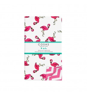 Пододеяльник FLAMINGO /оборот зигзаг розовый/