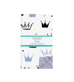 Комплект детского постельного белья CROWN BLUE /оборот полоса синяя/