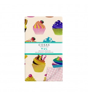 Пододеяльник CAKES /оборот горох на розовом/