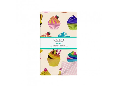 Пододеяльник CAKES /оборот горох на розовом/