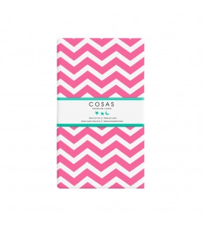 Простынка Зигзаг розовый COSAS