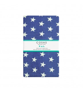 Простынка Звезды белые на синем COSAS