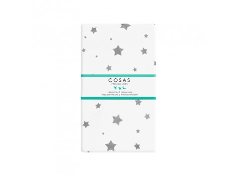 Простынка Звезды серые COSAS