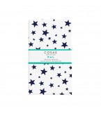 Комплект детского постельного белья FLAMINGO PALM /оборот звезды синие/