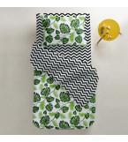 Пододеяльник PALMA /оборот зигзаг черно-белый/