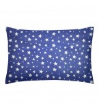 Комплект детского постельного белья STARS BLUE /оборот зигзаг сине-красный/