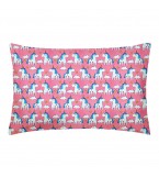 Комплект детского постельного белья UNICORN ROSE /оборот зигзаг голубой/