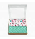 Набор пеленок бязь FLOWERS DROP