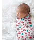 Набор пеленок бязь FLOWERS DROP