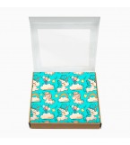 Пеленка фланель UNICORN MINT