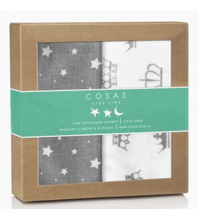 Набор пеленок бязь STAR CROWN