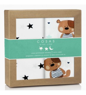 Набор пеленок бязь BEAR