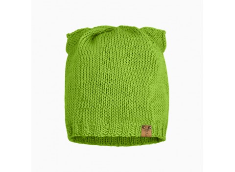 Детская вязаная шапочка CAT 