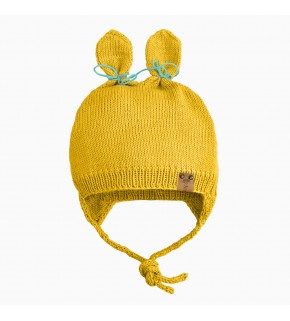 Детская вязаная шапочка BUNNY