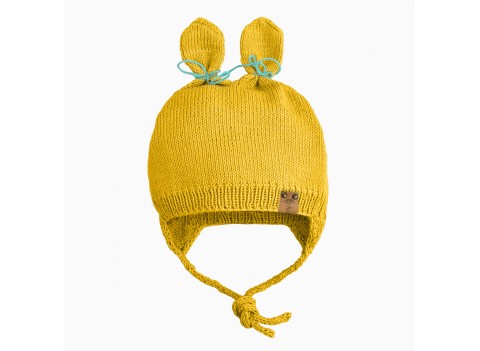 Детская вязаная шапочка BUNNY