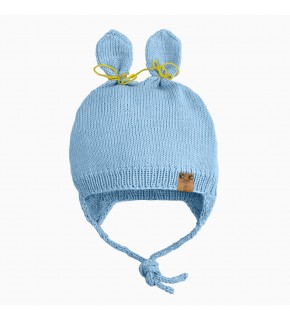 Детская вязаная шапочка BUNNY