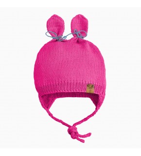 Детская вязаная шапочка BUNNY
