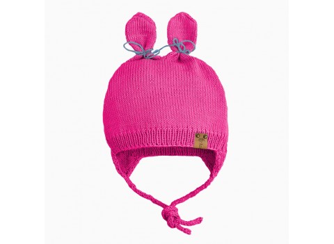 Детская вязаная шапочка BUNNY