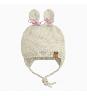 Детская вязаная шапочка BUNNY