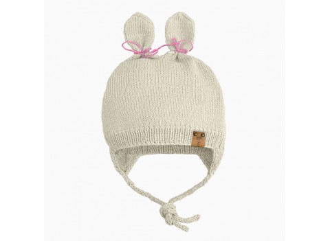 Детская вязаная шапочка BUNNY