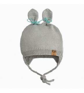 Детская вязаная шапочка BUNNY
