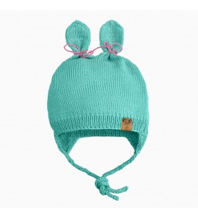 Детская вязаная шапочка BUNNY