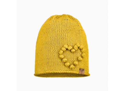 Детская вязаная шапочка  LOVE