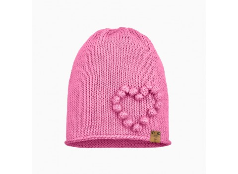 Детская вязаная шапочка  LOVE