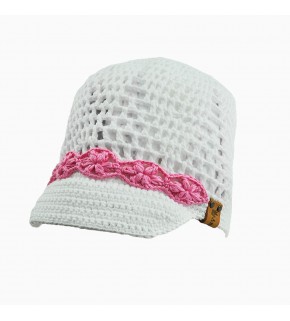 Детская вязаная кепка с козырьком BREEZE