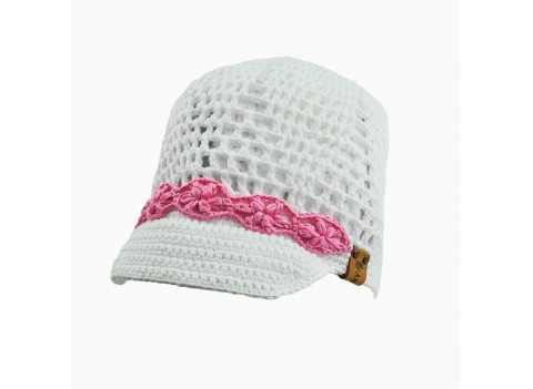 Детская вязаная кепка с козырьком BREEZE