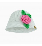 Детская вязаная панамка  ROSA